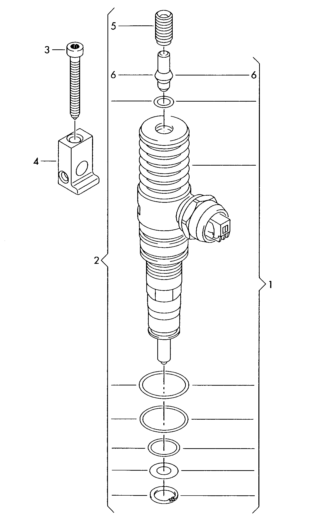 Seat 045 130 073 T - Насос-форсунка autocars.com.ua