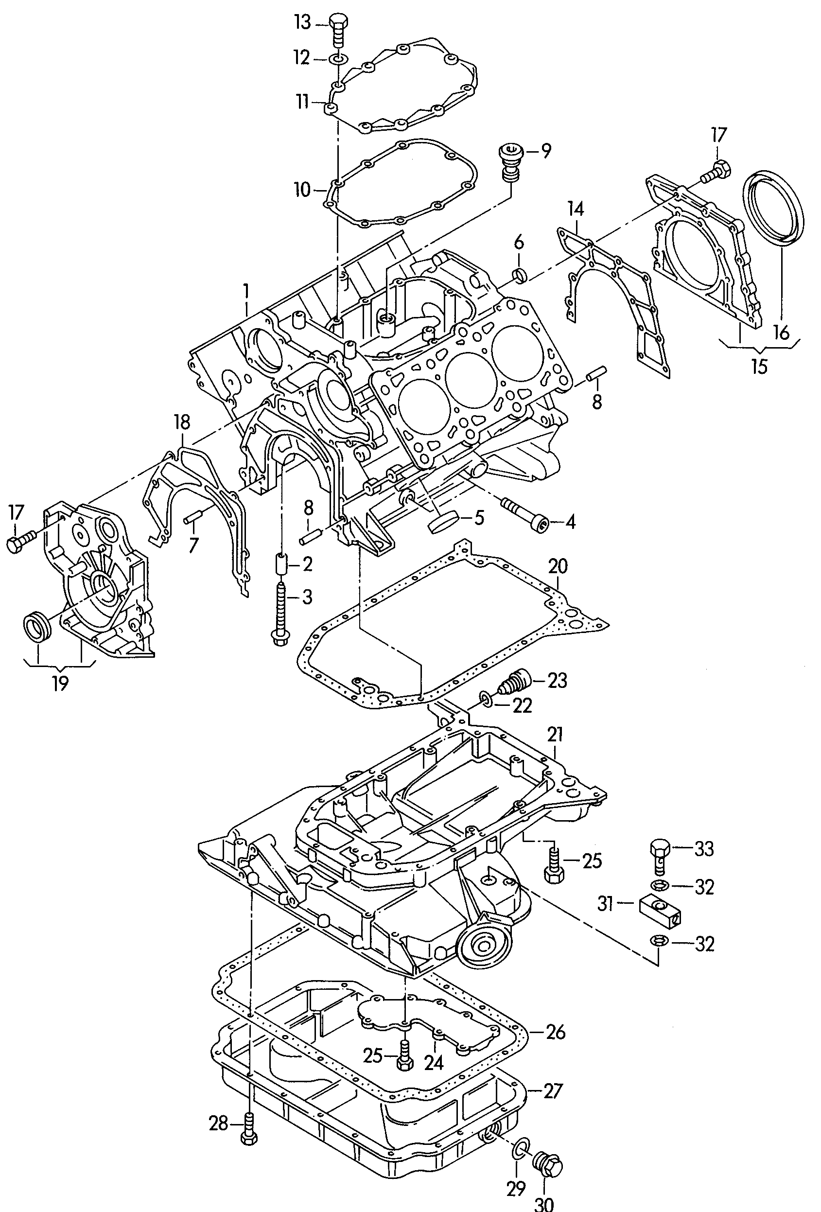 AUDI 078 103 604 H - Масляний піддон autocars.com.ua