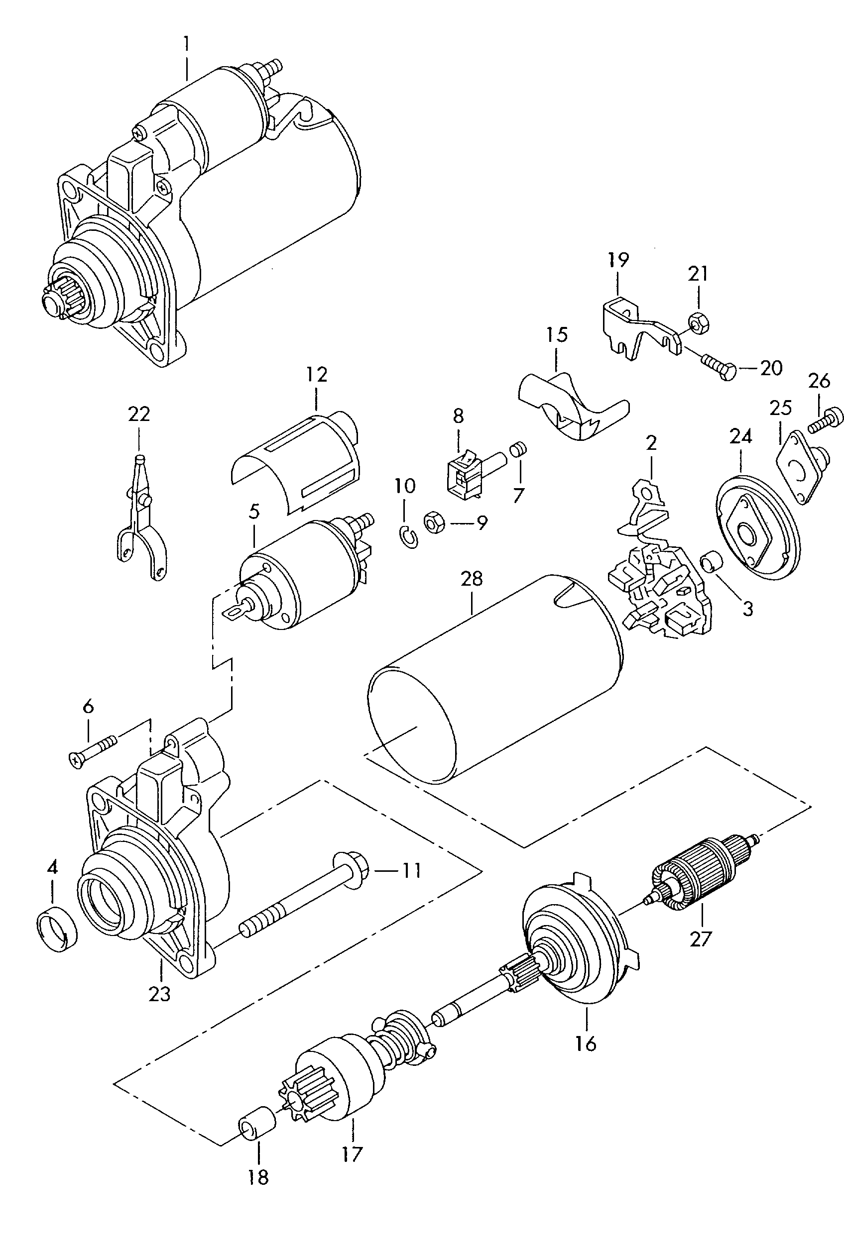 AS-PL SS0036(BOSCH) - Тяговое реле, стартер autodnr.net