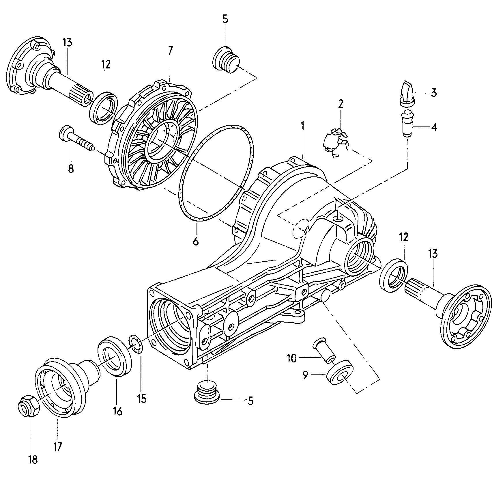 AUDI 01R525053M - Диференціальна передача autocars.com.ua