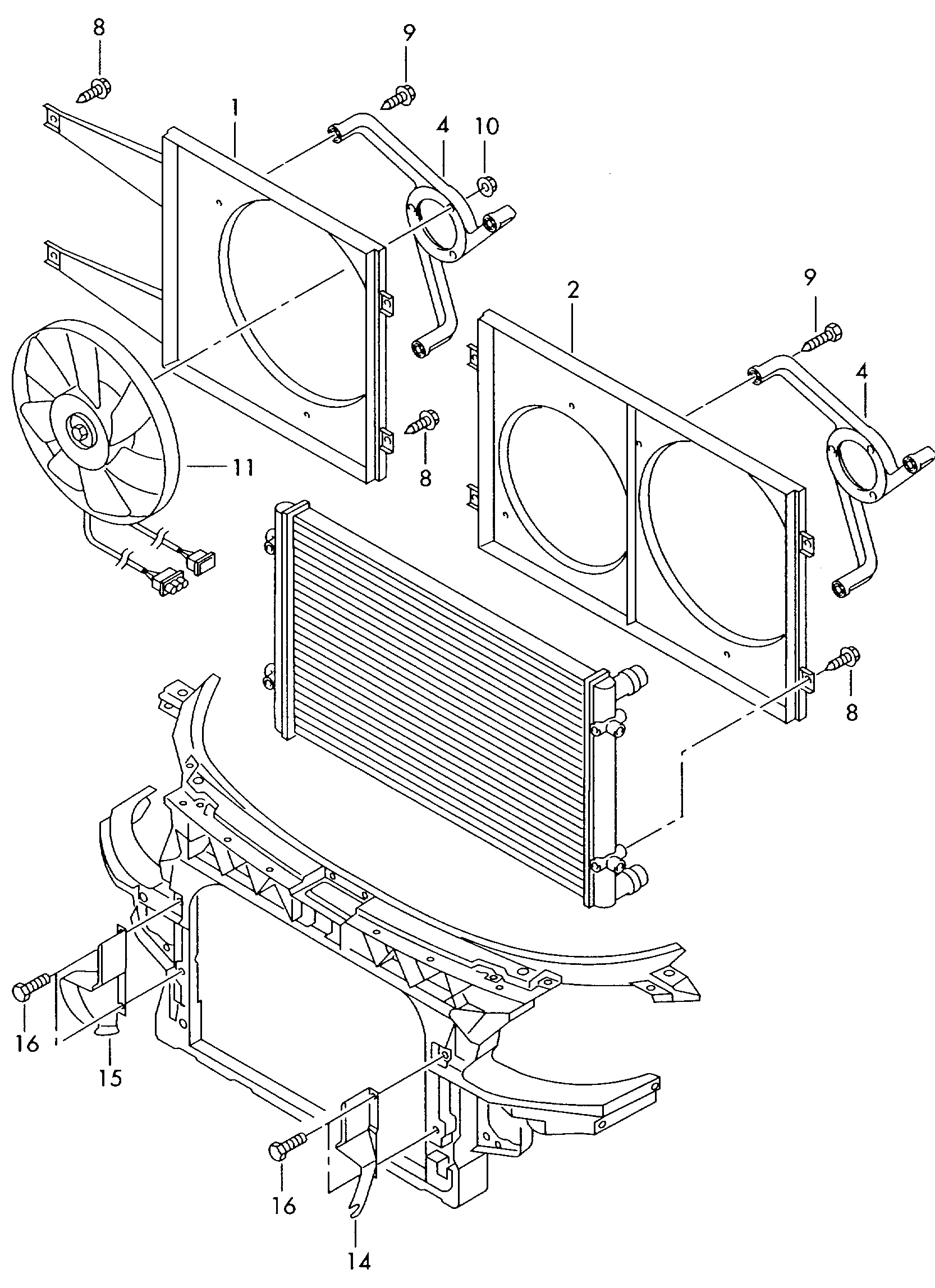 Vemo V15-01-1865 - Вентилятор, охлаждение двигателя autodnr.net