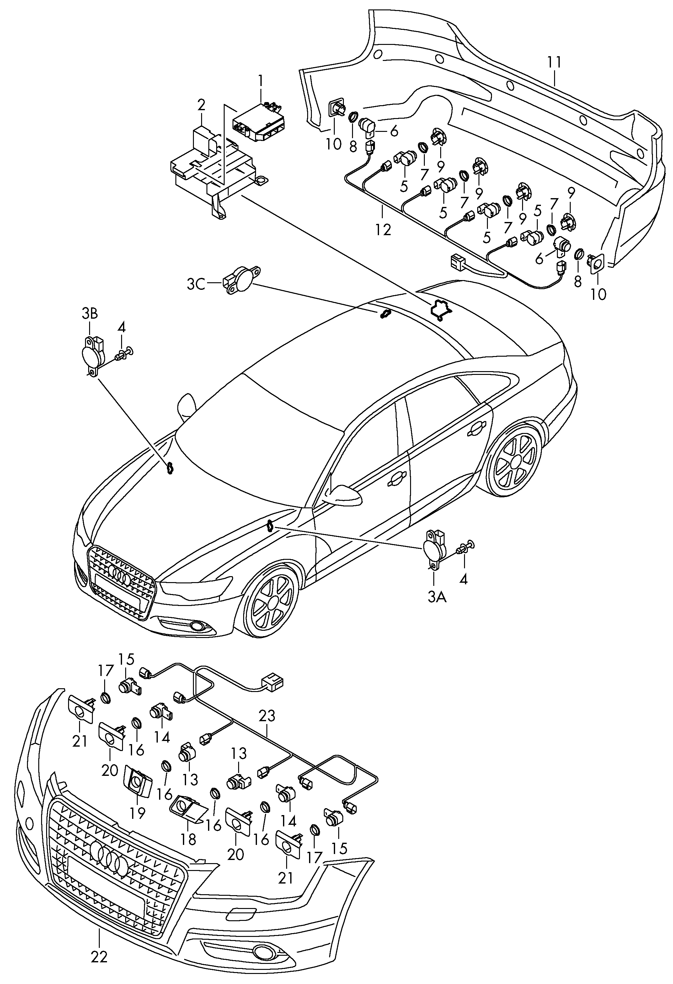 Quattro Freni QF00T01546 - Датчик, система помощи при парковке autodnr.net