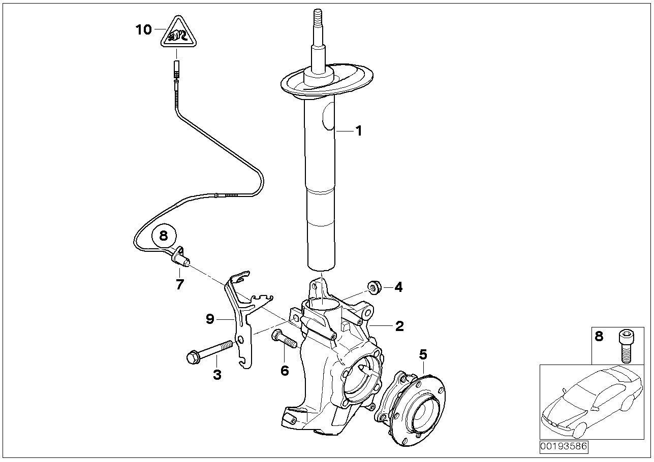 BMW 31 31 6 768 923 - Амортизатор autocars.com.ua