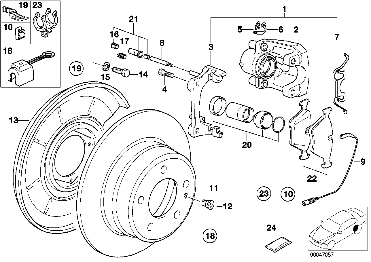 Carrab Brake Parts 2194 - Комплектующие для колодок дискового тормоза autodnr.net