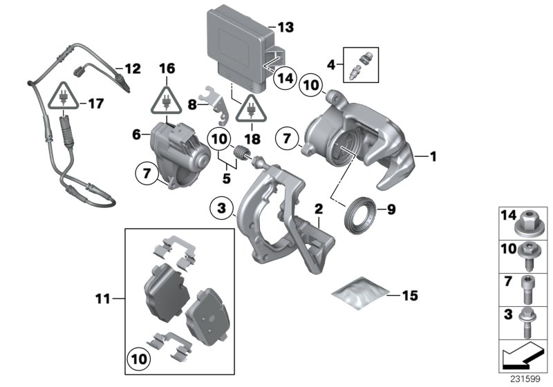 BMW 34436887358 - Control unit EMF autocars.com.ua