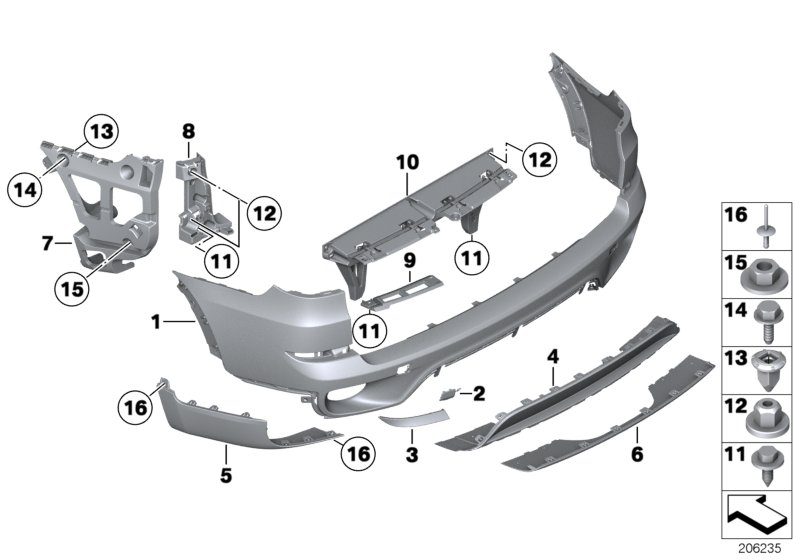 BMW 51127227787 - Буфер, бампер autocars.com.ua