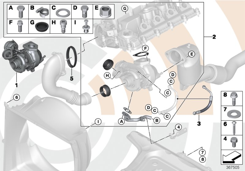 BMW 11657790223* - Турбина, компрессор avtokuzovplus.com.ua