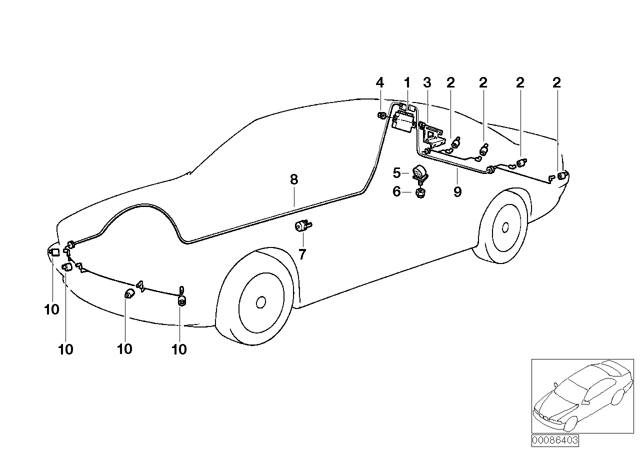 BMW 6620 7 901 542 - Датчик, система допомоги при парковці autocars.com.ua