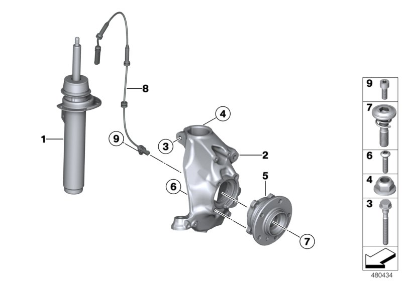 BMW 31206876844 - Комплект подшипника ступицы колеса avtokuzovplus.com.ua