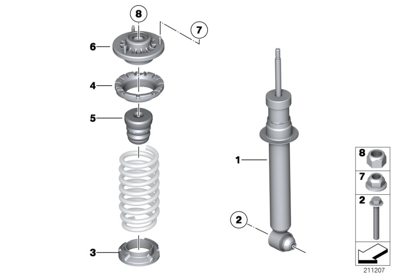 SACHS 802 519 - Опора стойки амортизатора, подушка autodnr.net