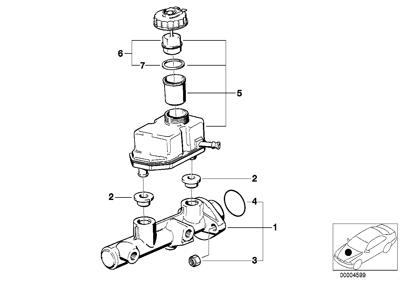 BMW 34316764190 - Главный тормозной цилиндр avtokuzovplus.com.ua