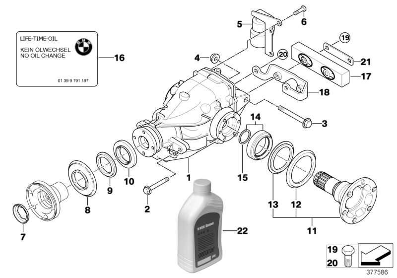 BMW 33101428797 - Диференціальна передача autocars.com.ua