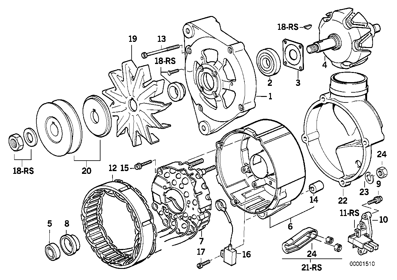 General Motors A/654 - Ротор, генератор autodnr.net