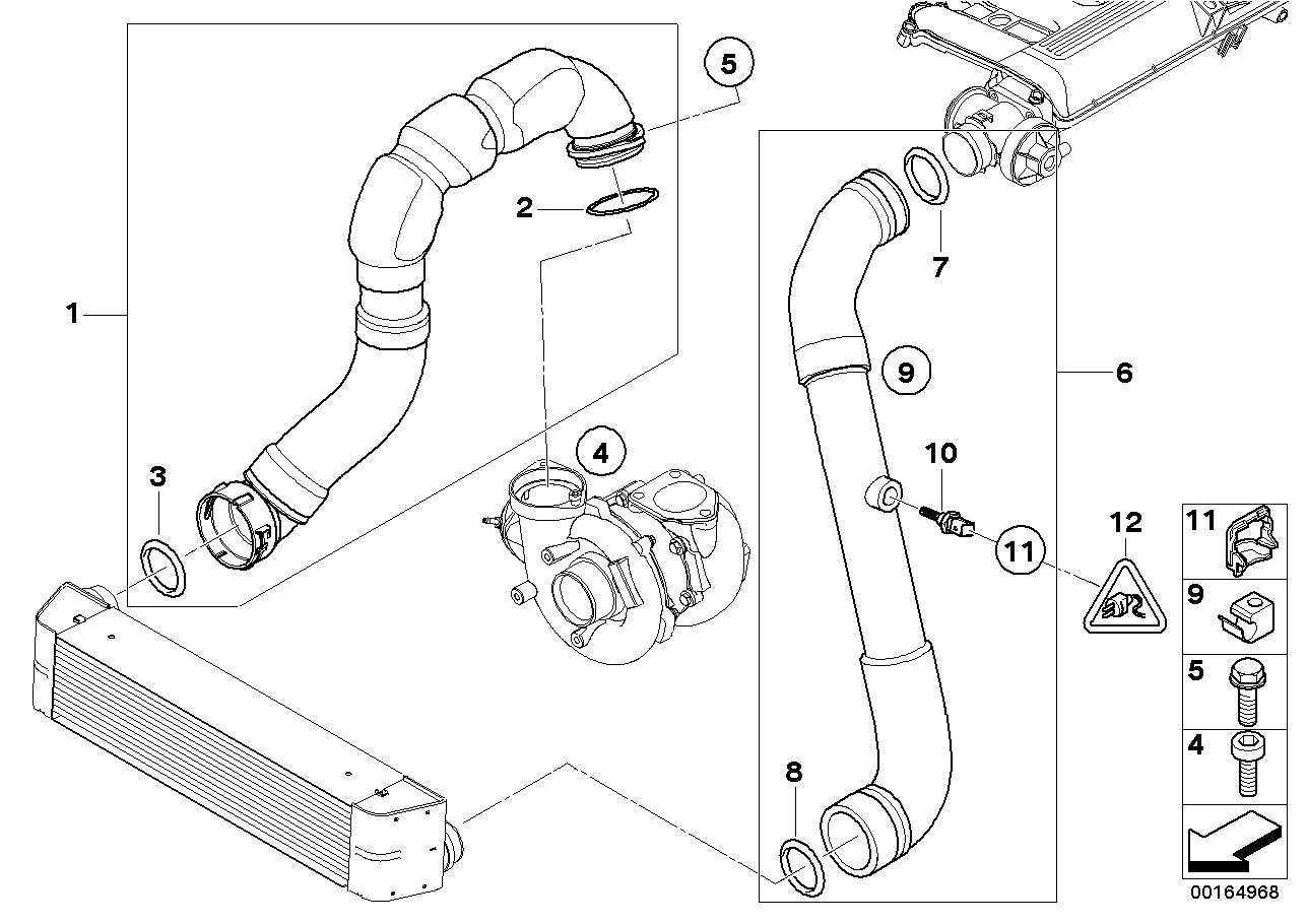 BMW 11 61 7 799 400 - Трубка, нагнетание воздуха avtokuzovplus.com.ua