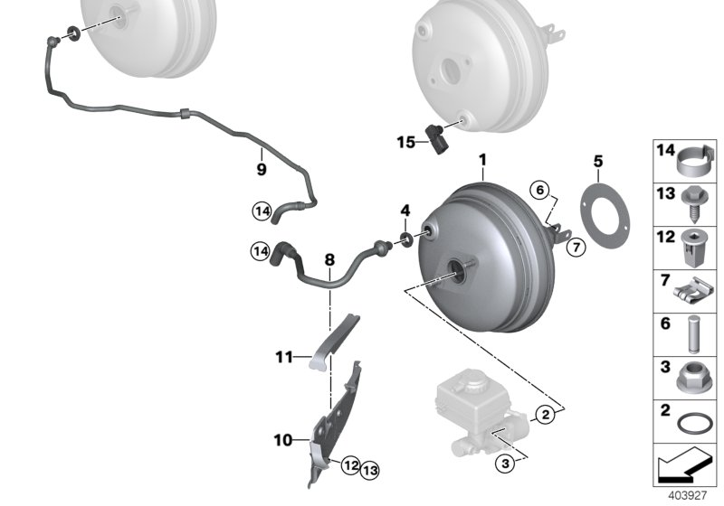 BMW 34336791410 - Усилитель тормозного привода avtokuzovplus.com.ua