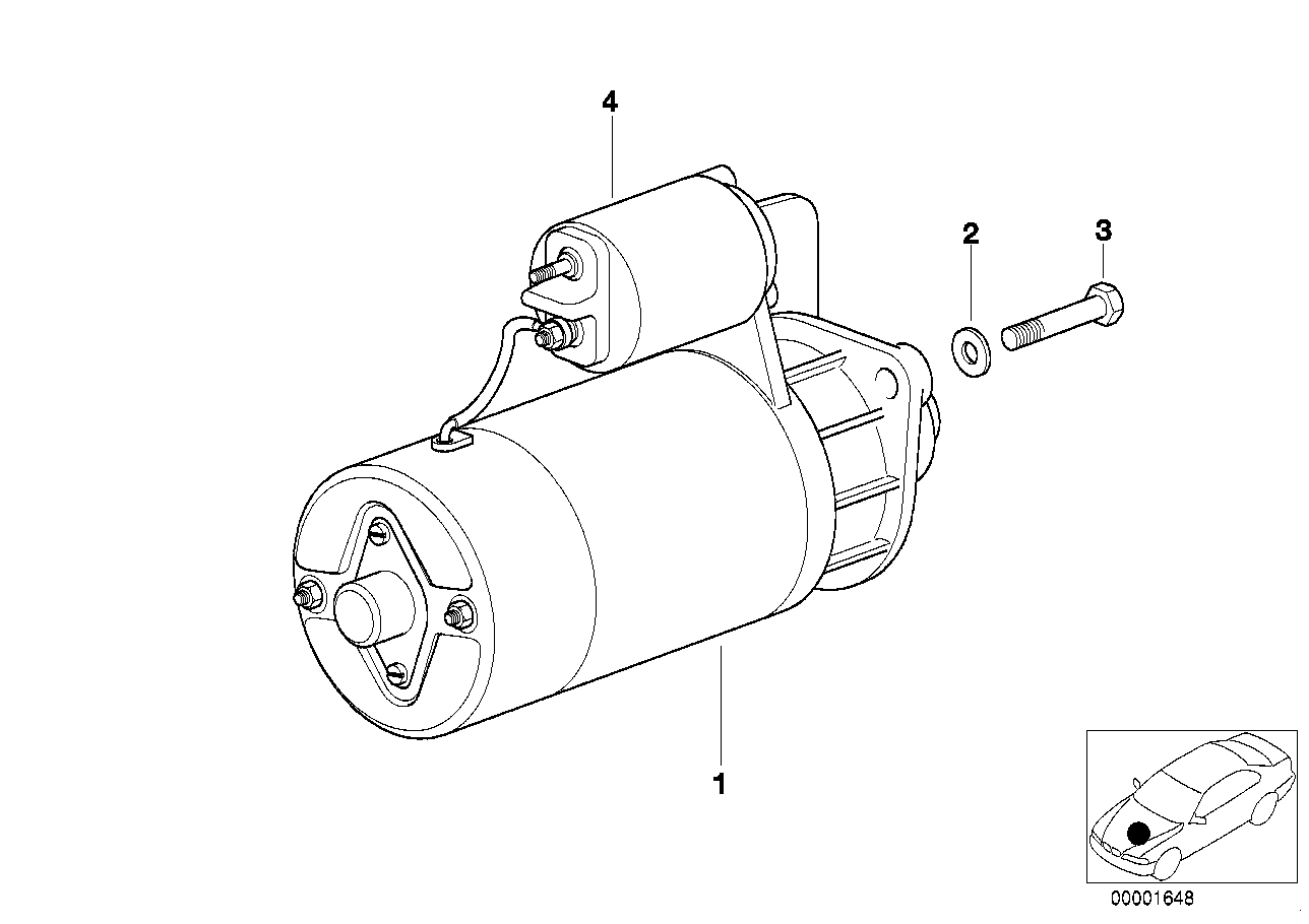 BMW 12412344238 - Стартер avtokuzovplus.com.ua