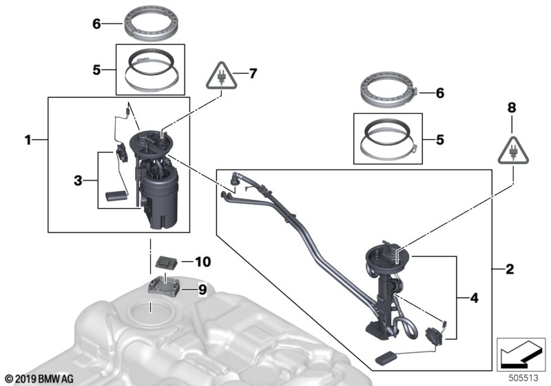 BMW 16117195472* - Топливный насос avtokuzovplus.com.ua