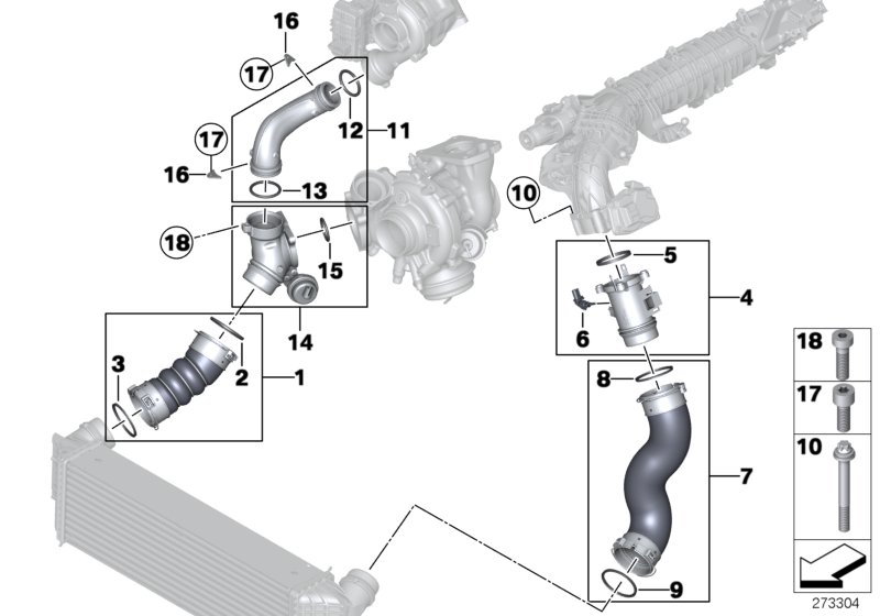 Mini 1161 8 506 785 - Кільце ущільнювача, трубка, що нагнітається autocars.com.ua