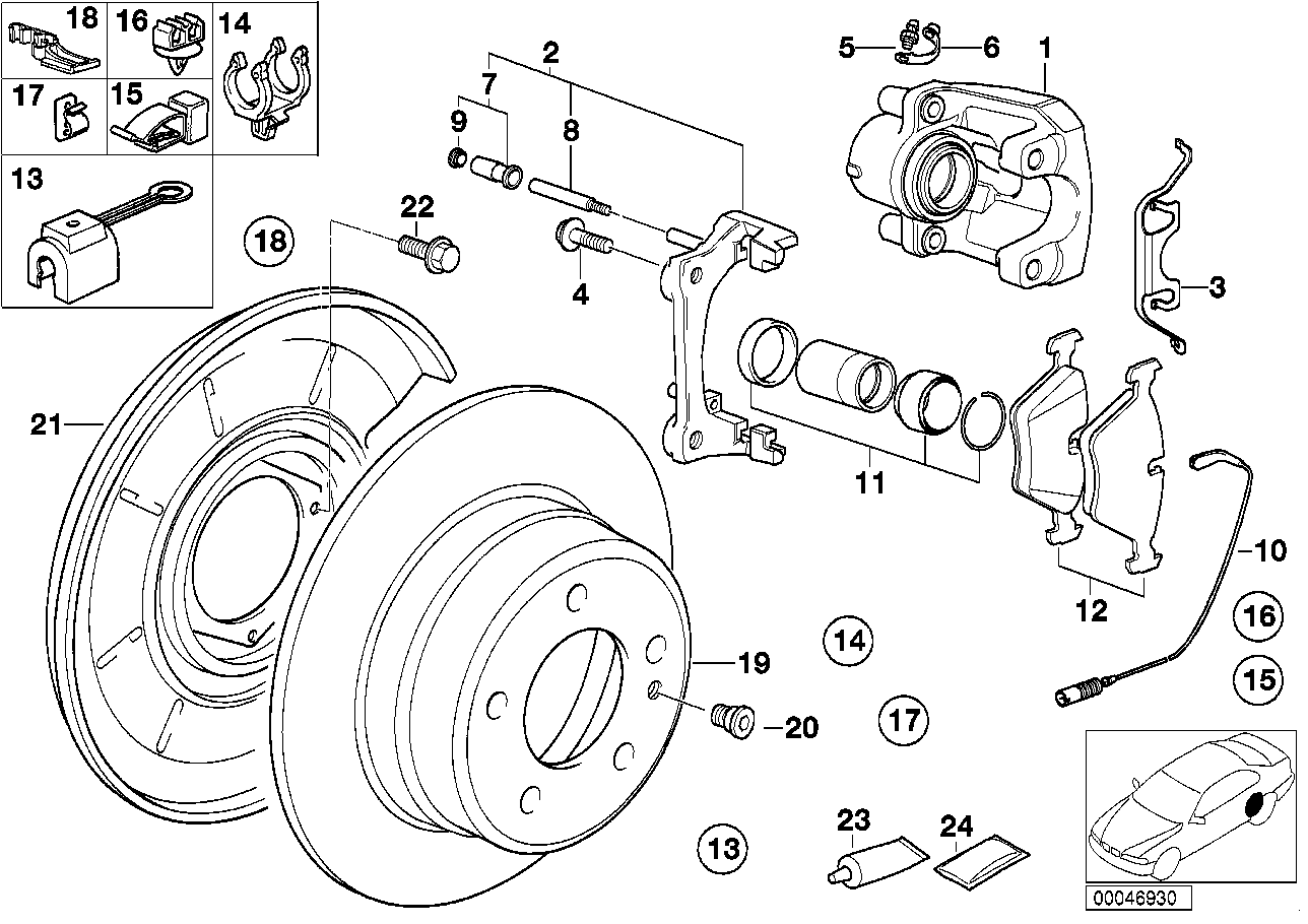 BMW 34211162933 - Гальмівний супорт autocars.com.ua