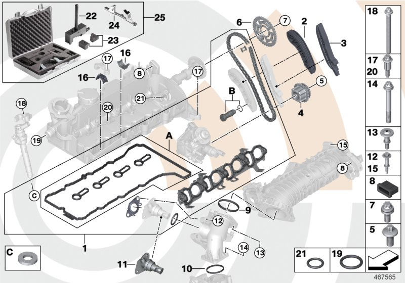 Wilmink Group WG1889774 - Комплект цепи привода распредвала autodnr.net