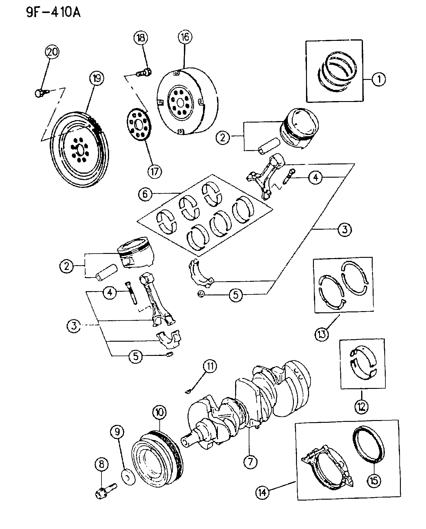 Mitsubishi MD18 6094 - Ущільнене кільце, колінчастий вал autocars.com.ua