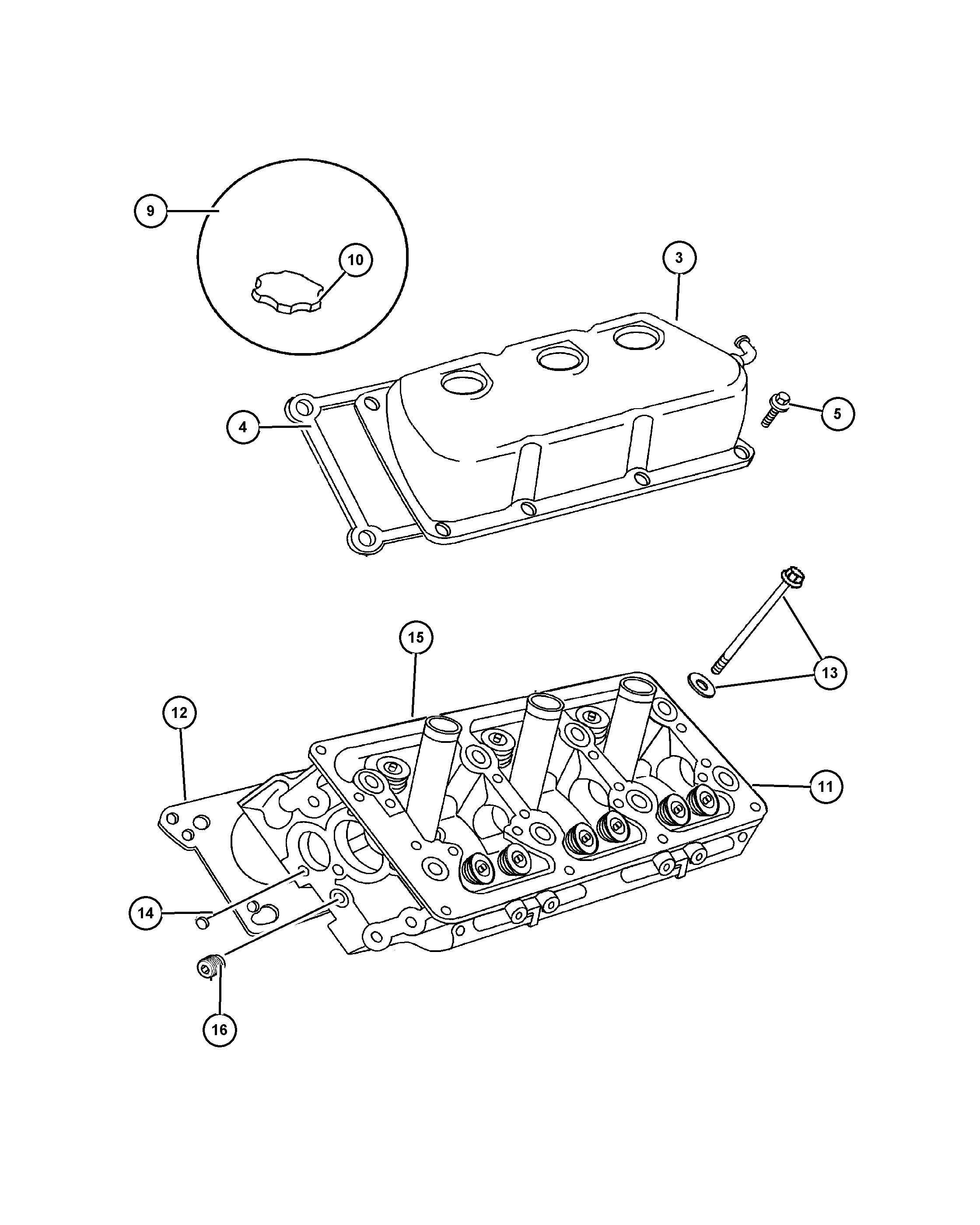 Chrysler 4792 752AB - Прокладка, головка циліндра autocars.com.ua