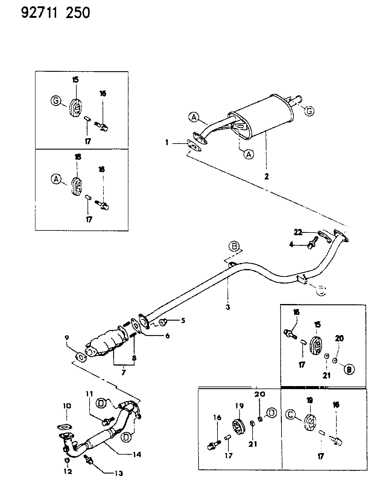 Mitsubishi MD17 1672 - Щетка стеклоочистителя avtokuzovplus.com.ua