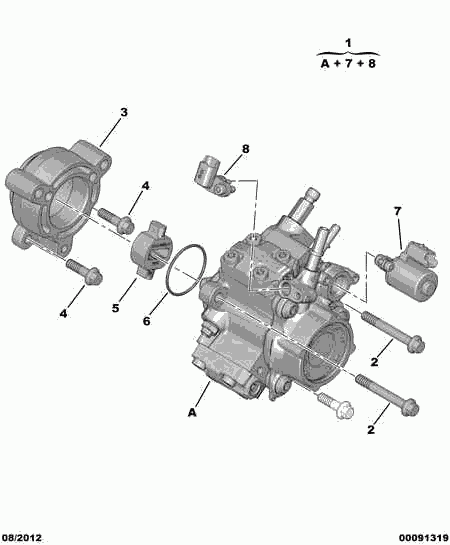 CITROËN/PEUGEOT 96 781 718 80 - Паливний насос високого тиску, ТНВТ autocars.com.ua