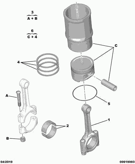 CITROËN/PEUGEOT 0606 X8 - SET 8 1/2 CONNECTG BEARING autocars.com.ua