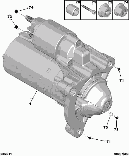 CITROËN 5802.V7 - Стартер avtokuzovplus.com.ua