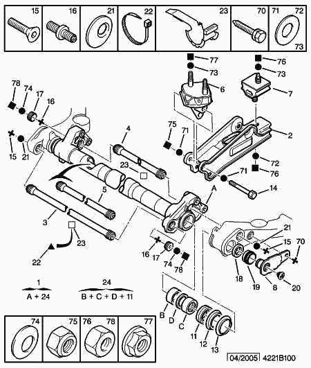 NATIONAL 5150 81 - SUSPENSION TORSION BAR; LEFT autocars.com.ua