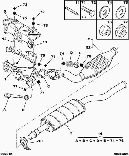 BorgWarner 1731 83 - CATALYST MUFFLER autocars.com.ua