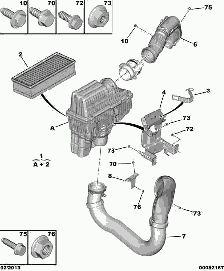 DS 1444 QX - Повітряний фільтр autocars.com.ua