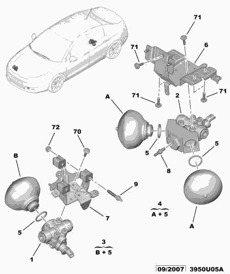 CITROËN 5272.78 - Гидроаккумулятор, підвіска / амортизація autocars.com.ua