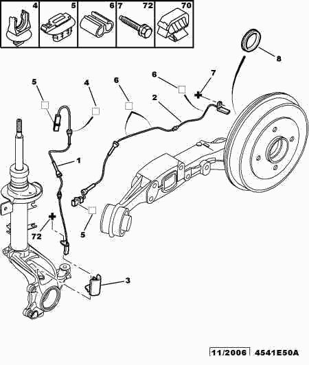 Mini 4545 98 - WHEEL ABR SENSOR avtokuzovplus.com.ua