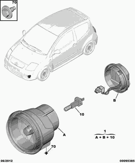 DS 6208 E1 - Противотуманная фара autocars.com.ua