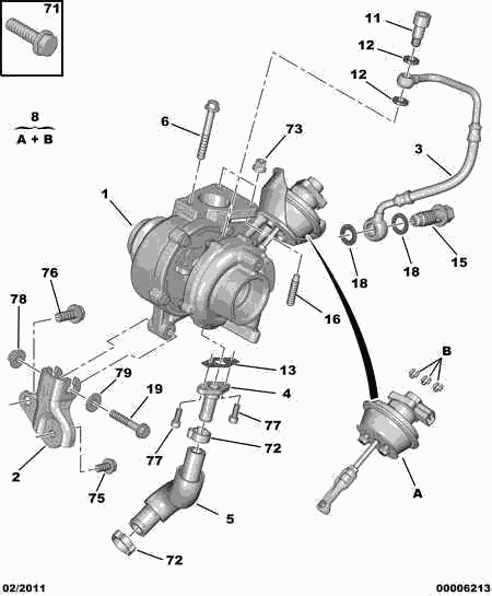 PEUGEOT 0375P0* - CONTROL CAPSULE TURBO KIT avtokuzovplus.com.ua