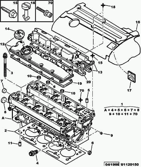 Lancia 0249.A5 - Прокладка, кришка головки циліндра autocars.com.ua