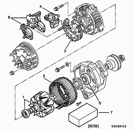 PEUGEOT 5727 56 - Ротор, генератор avtokuzovplus.com.ua