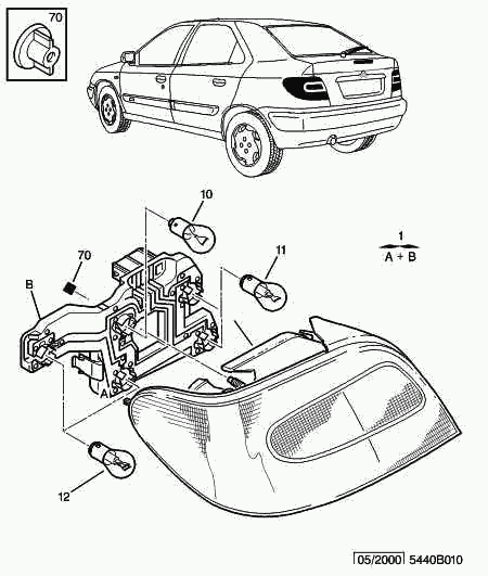 DS 6350 P0 - Задній ліхтар autocars.com.ua