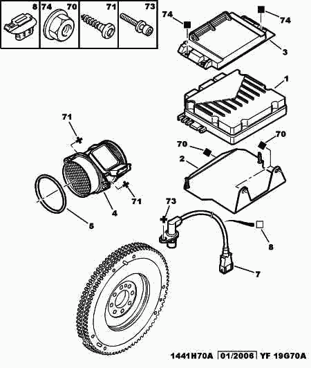 DS 1920-7S - Датчик потоку, маси повітря autocars.com.ua