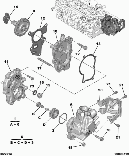 CITROËN 1718 45 - TURBO SUPPORT STUD autocars.com.ua