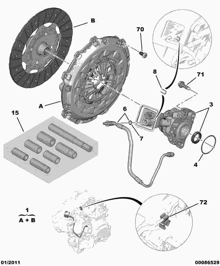 DS 2052 Q1 - Комплект зчеплення autocars.com.ua