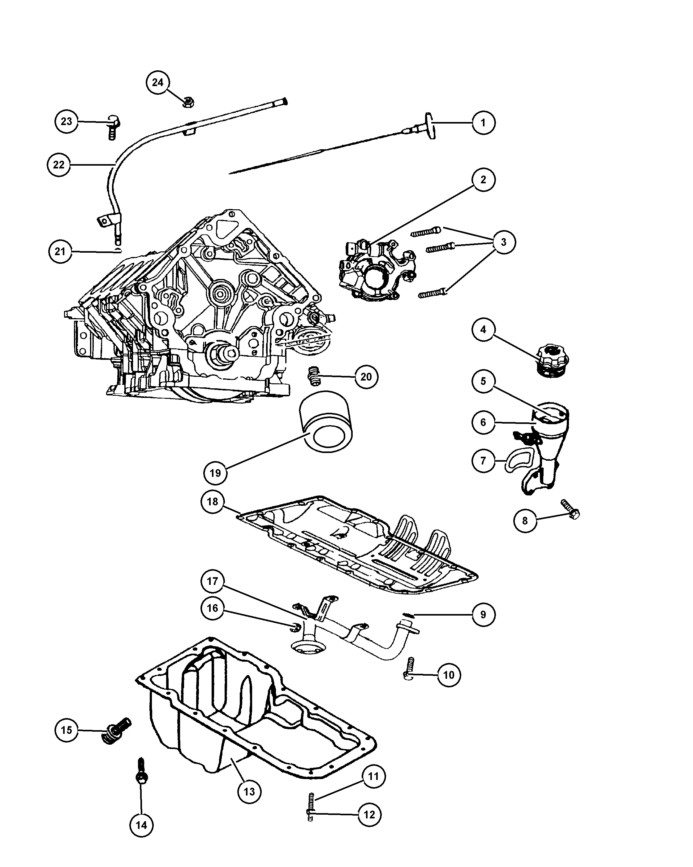 Dodge 6506 100AA - Резьбовая пробка, масляный поддон avtokuzovplus.com.ua