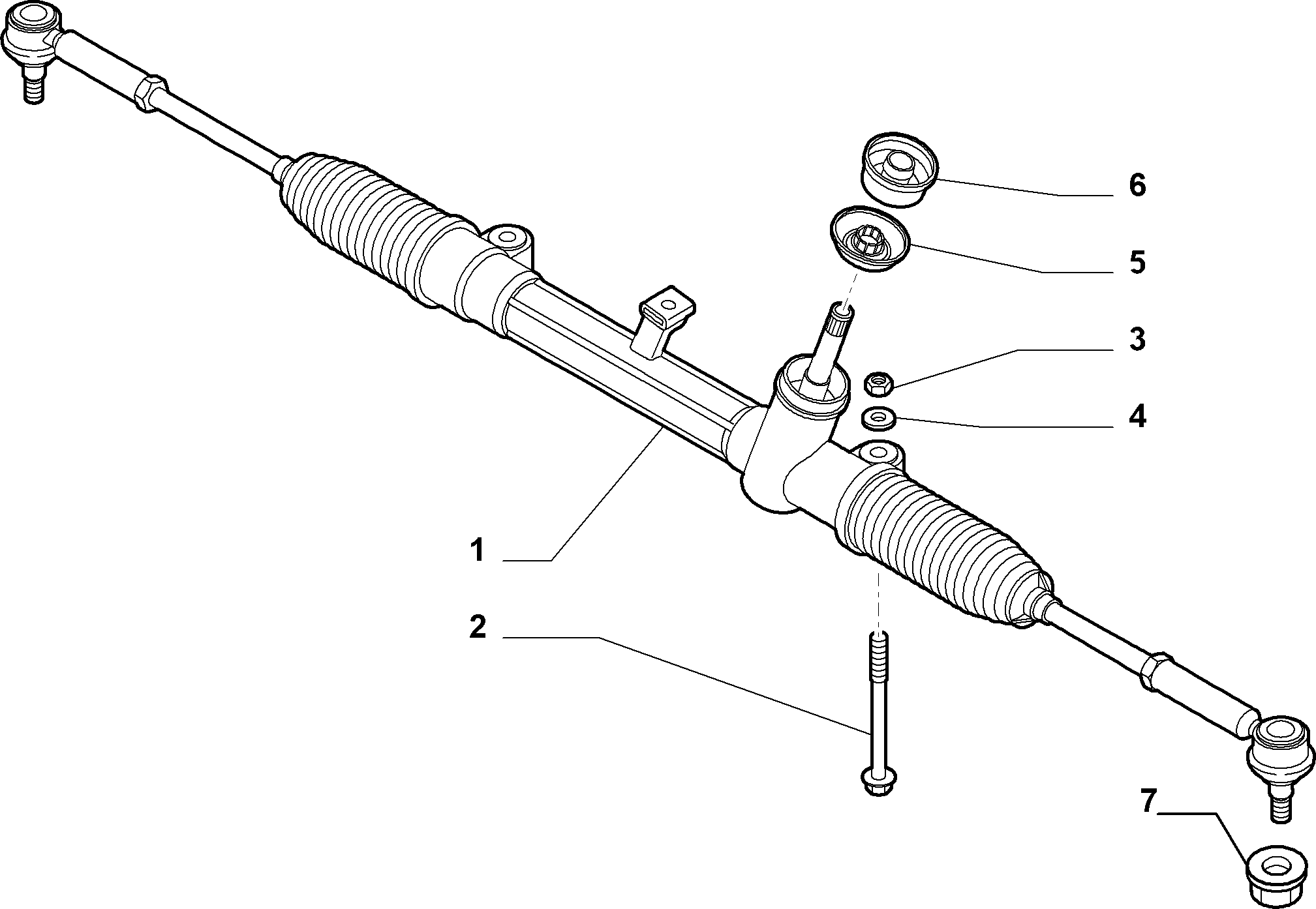 Lenco SGA932L - Рулевой механизм, рейка autodnr.net