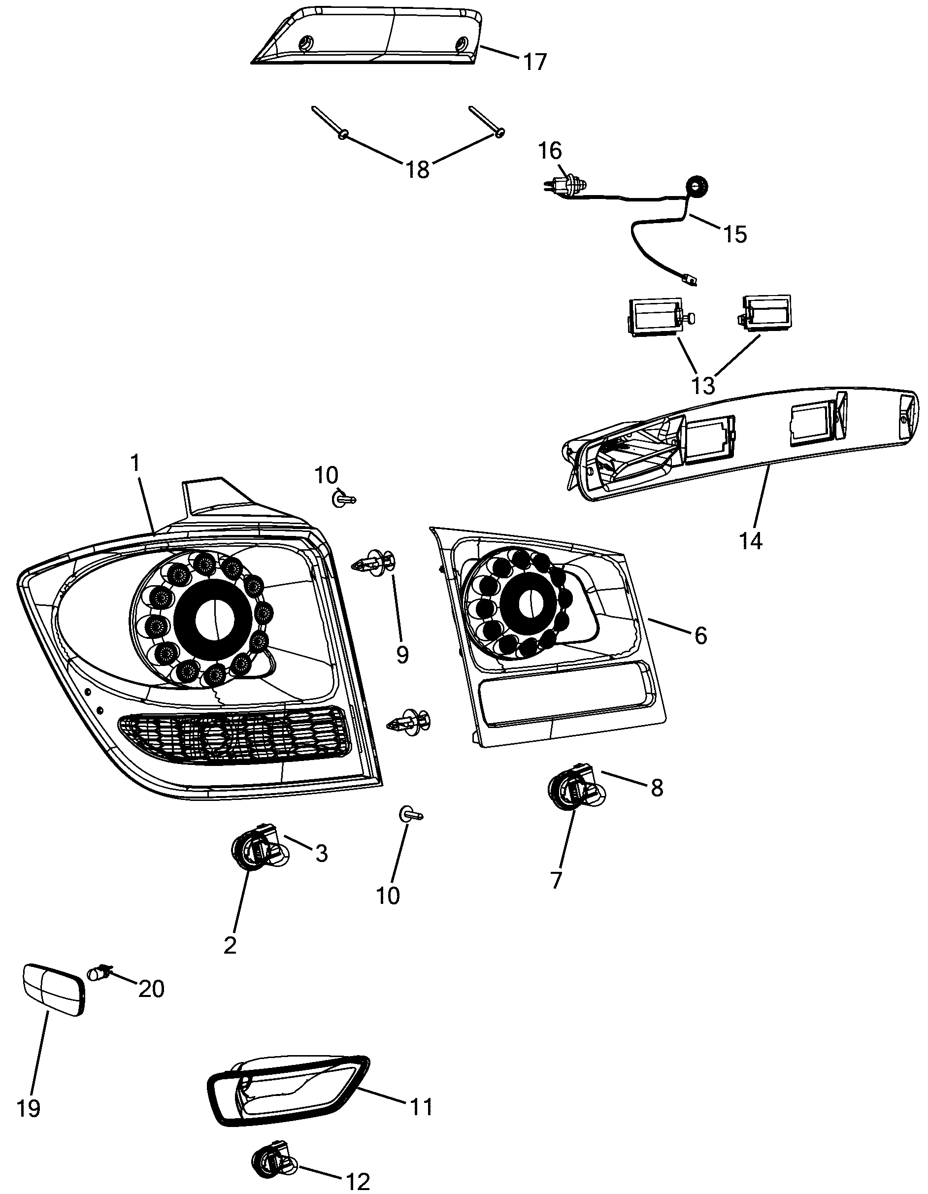 Alfarome/Fiat/Lanci K06503598 - Зажим, молдинг / защитная накладка avtokuzovplus.com.ua