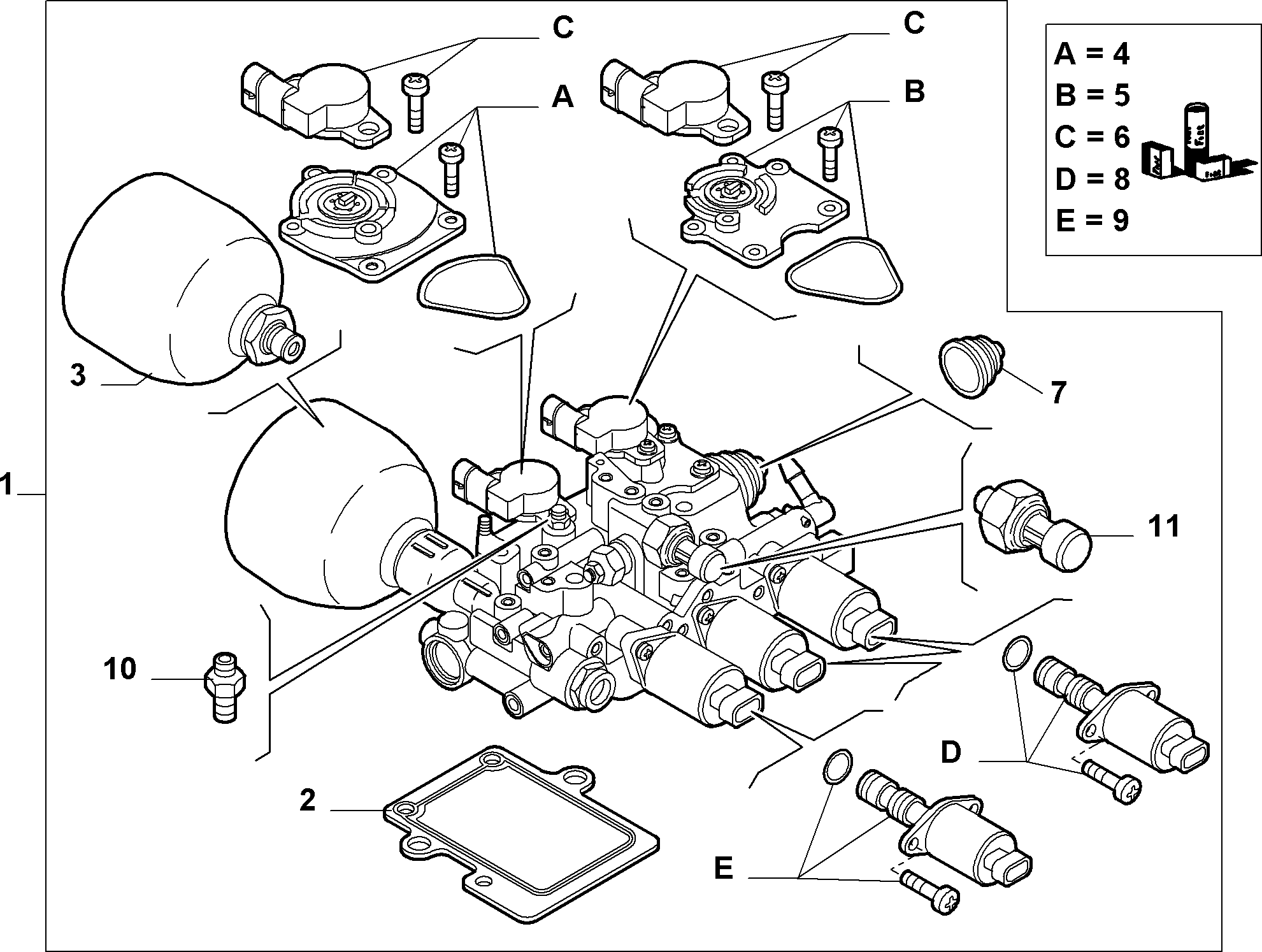 Alfarome/Fiat/Lanci 71747938 - Клапанний елемент, гідравлічний агрегат - автомат.коробка autocars.com.ua