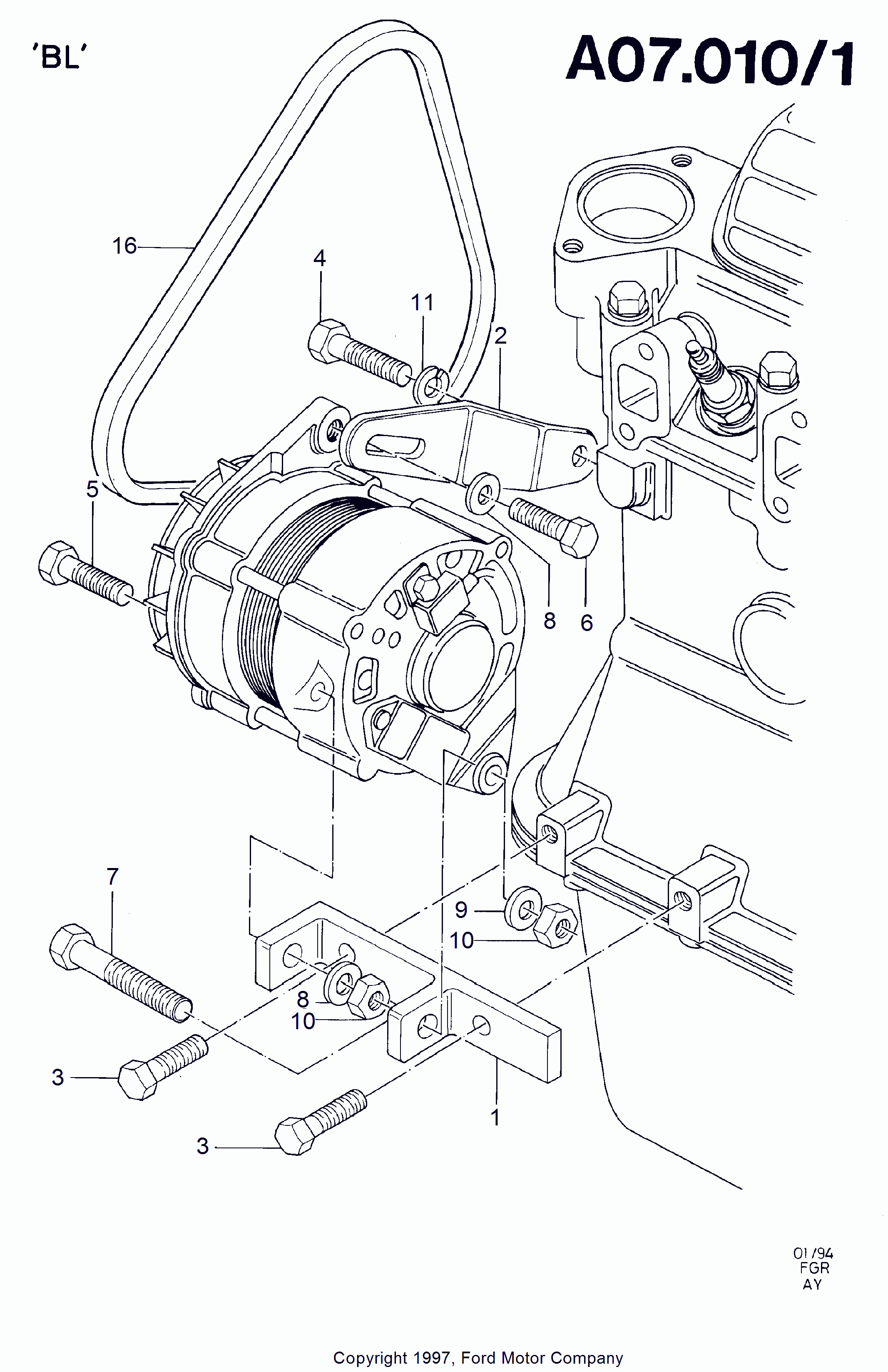 Hutchinson AV 10 790 (La 800) - Клиновой ремень, поперечные рёбра autodnr.net