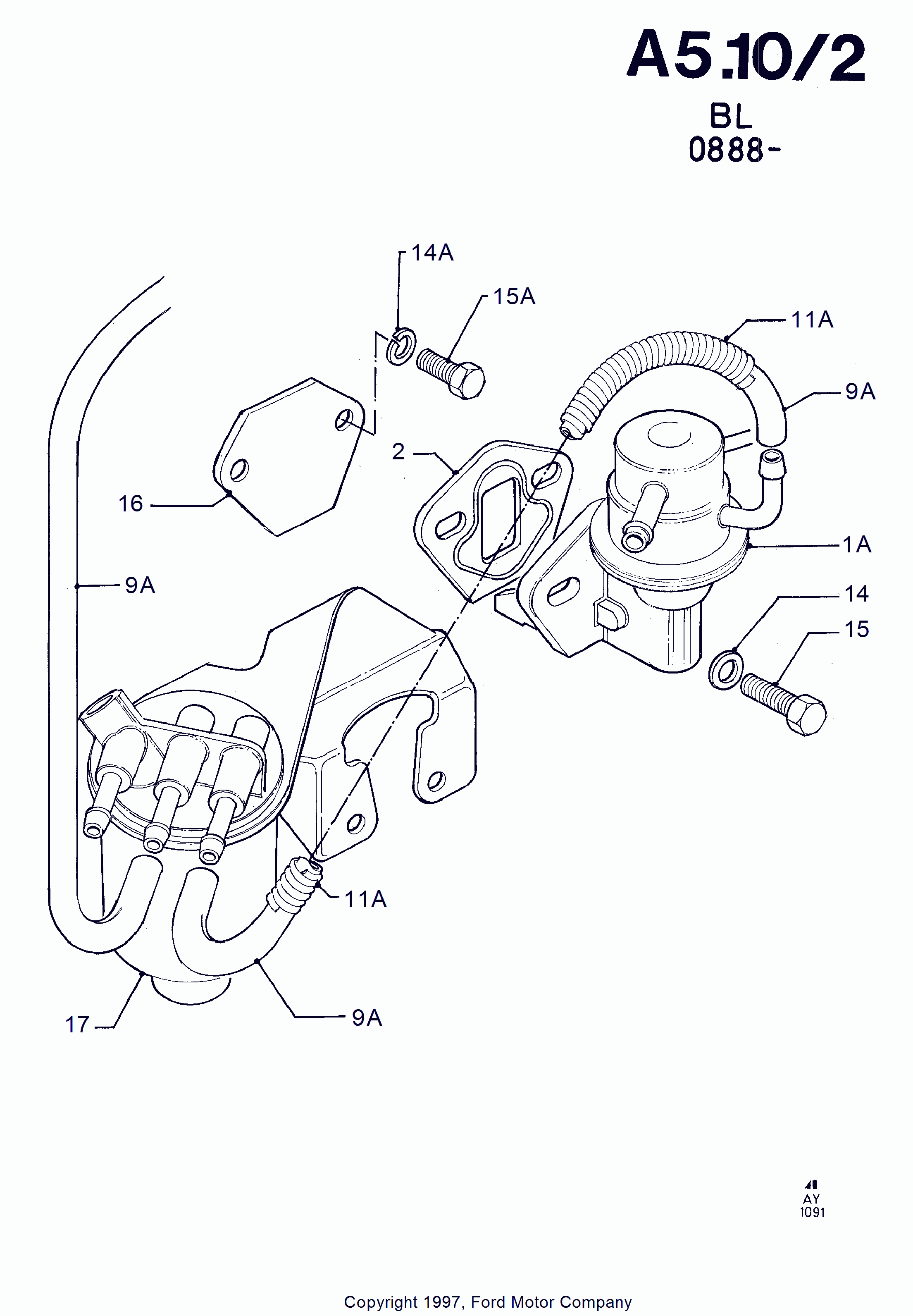 FORD 6 132 089 - Прокладка, топливный насос avtokuzovplus.com.ua