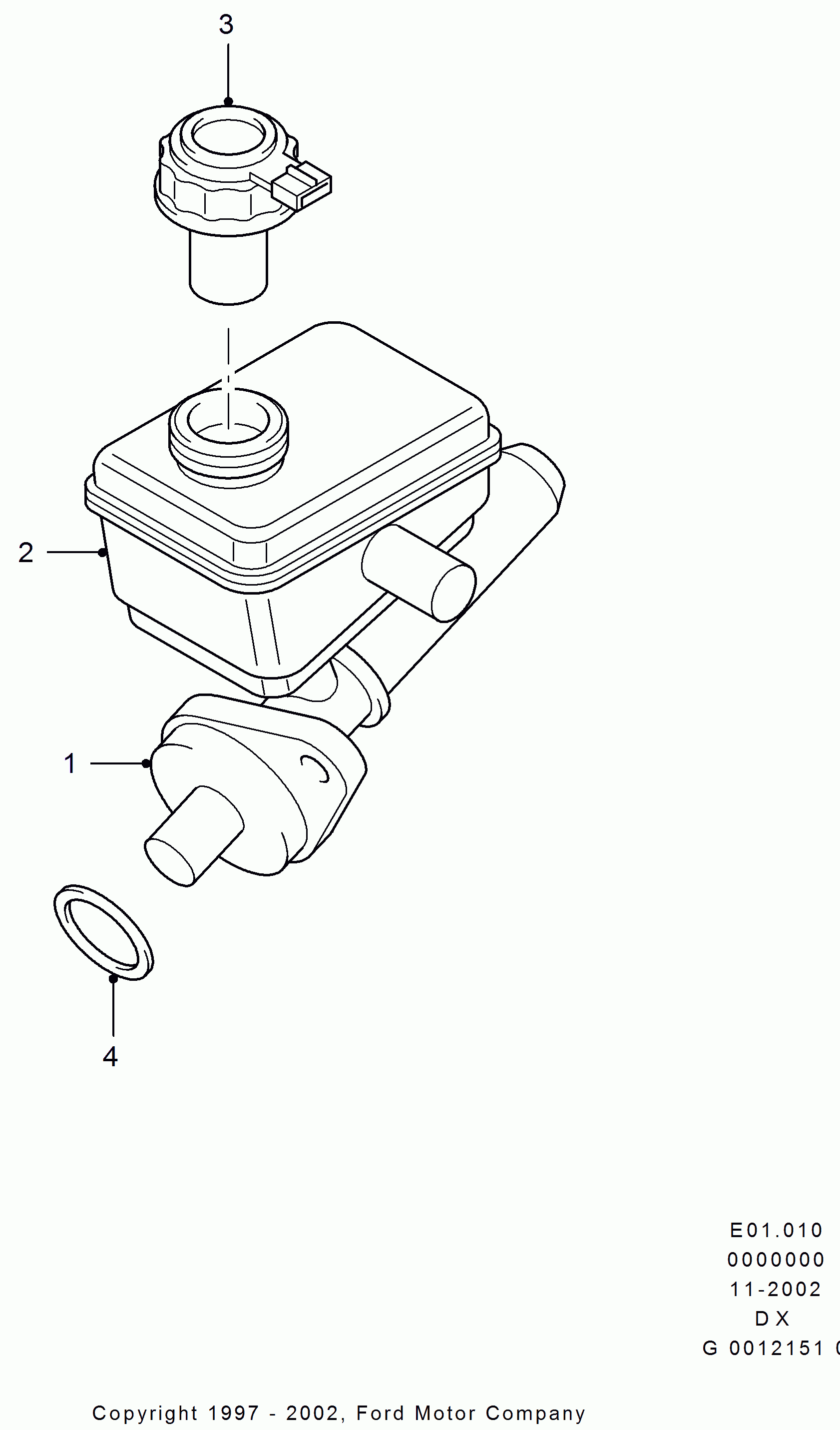 BOSCH 0 986 481 083 - Главный тормозной цилиндр autodnr.net